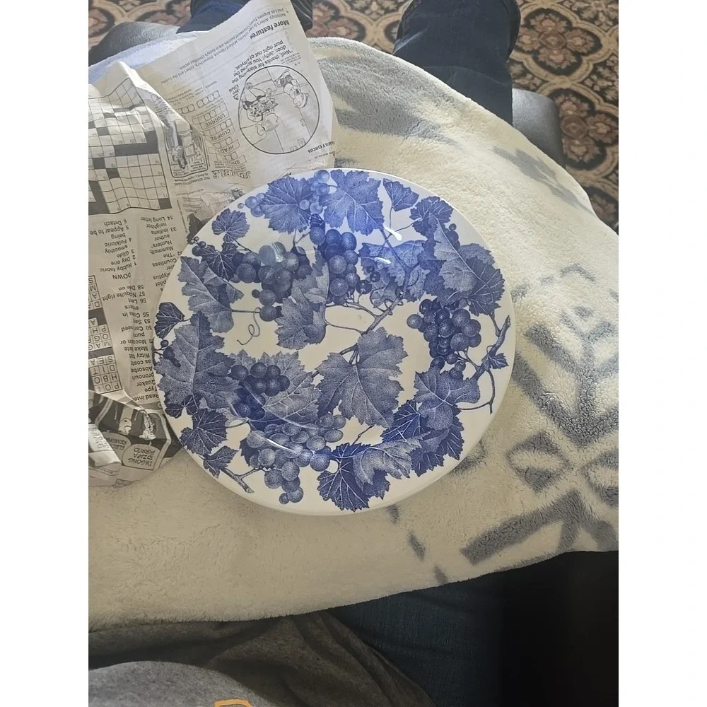 Vintage Ceramica La Primula Rimmed Pasta Bowl 8 3/4